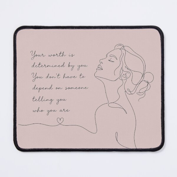 Item preview, Your Worth Is Determined by You – Self-Worth & Empowerment Quote designed and sold by ManggaeJM.
