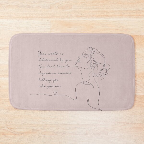 Item preview, Your Worth Is Determined by You – Self-Worth & Empowerment Quote designed and sold by ManggaeJM.