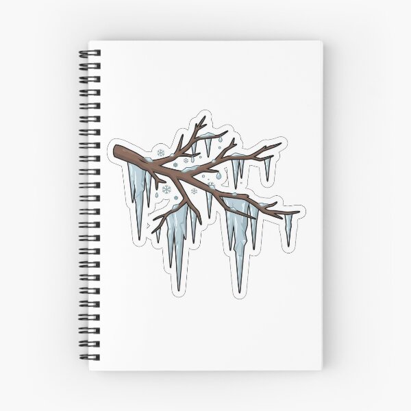 Item preview, Icicle Branch - Frozen Nature Winter Sticker designed and sold by SimpleP.