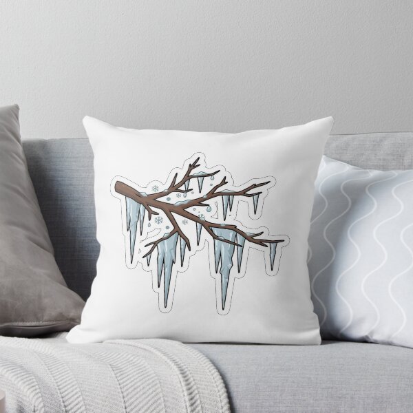 Item preview, Icicle Branch - Frozen Nature Winter Sticker designed and sold by SimpleP.