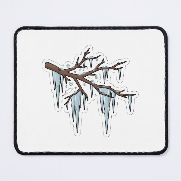 Item preview, Icicle Branch - Frozen Nature Winter Sticker designed and sold by SimpleP.