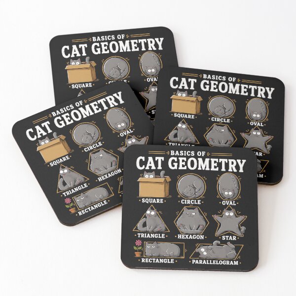 Item preview, Funny Basic Of Cat Geometry Math Cat Lover designed and sold by gordonbwyashop.