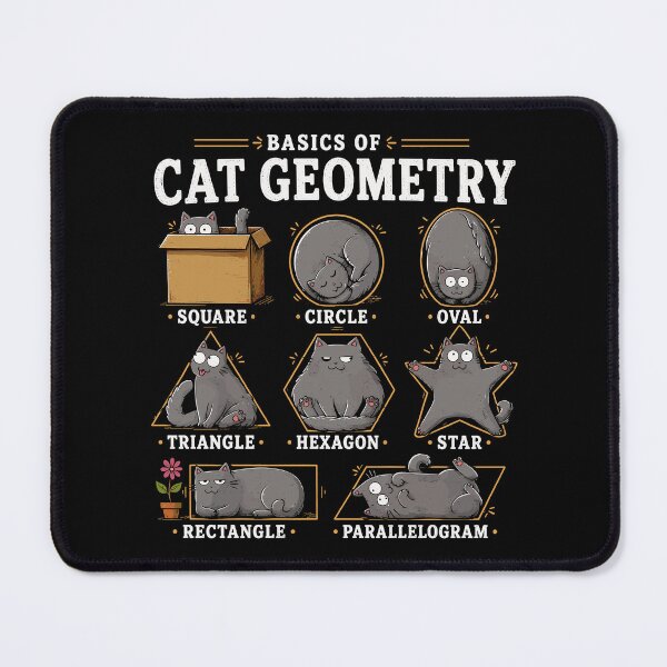 Item preview, Funny Basic Of Cat Geometry Math Cat Lover designed and sold by gordonbwyashop.