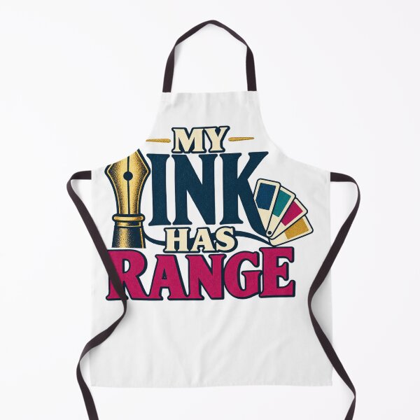 Item preview, My Ink Has Range Fountain Pen Humor designed and sold by UrbanCanvvas.