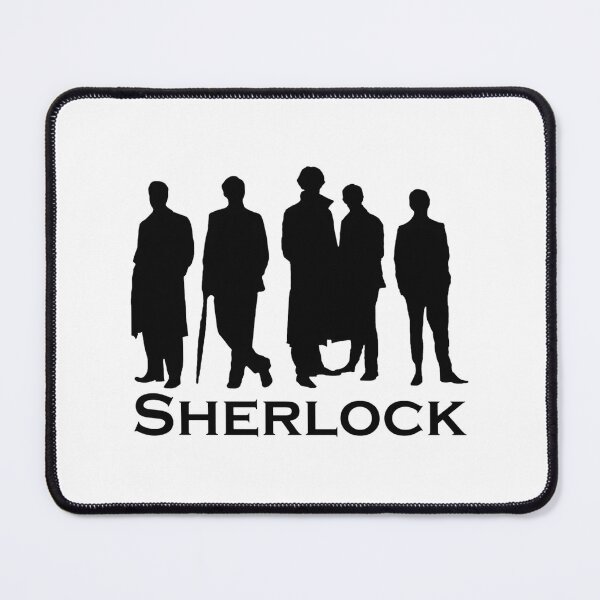 Item preview, Sherlock Holmes Silhouettes Art Inspired by Classic Detective Stories designed and sold by kendicel.