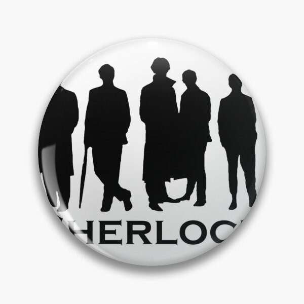 Artikelvorschau, Sherlock Holmes Silhouettenkunst, inspiriert von klassischen Detektivgeschichten entworfen und verkauft von kendicel.