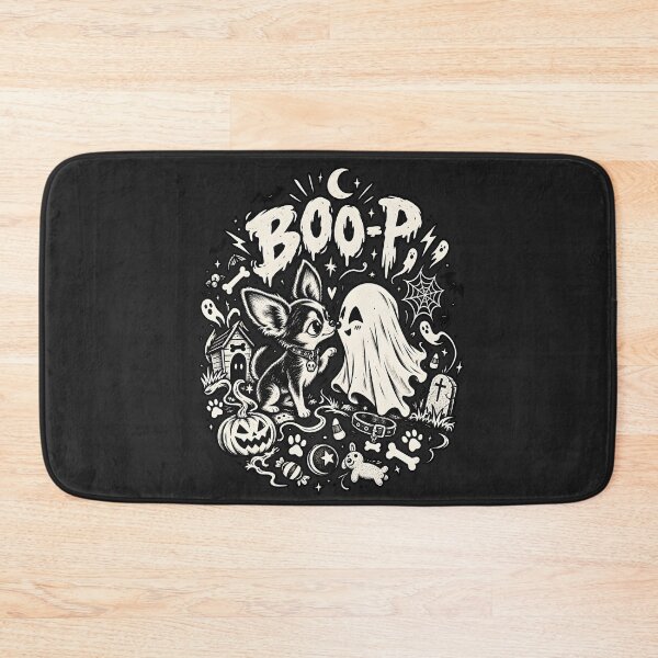 Item preview, Funny Chihuahua Ghost BOO-P Spooky Cute Halloween Dog designed and sold by AmiGraph.