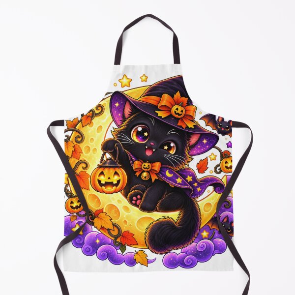 Item preview, Moon Magic Witch Cat designed and sold by Dark Energy.