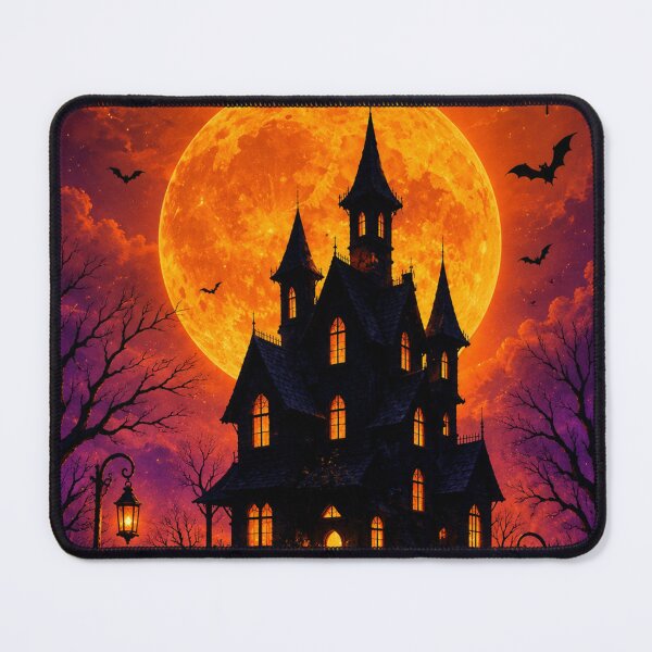 Item preview, Halloween Haunted House Full Moon Bats designed and sold by littlepiptales.