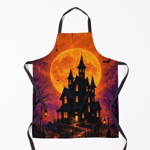 Item preview, Halloween Haunted House Full Moon Bats designed and sold by littlepiptales.