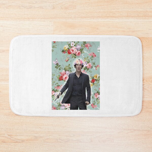 Item preview, Flower Crowned Sherlock Art Illustration with Elegant Floral Design designed and sold by kendicel.