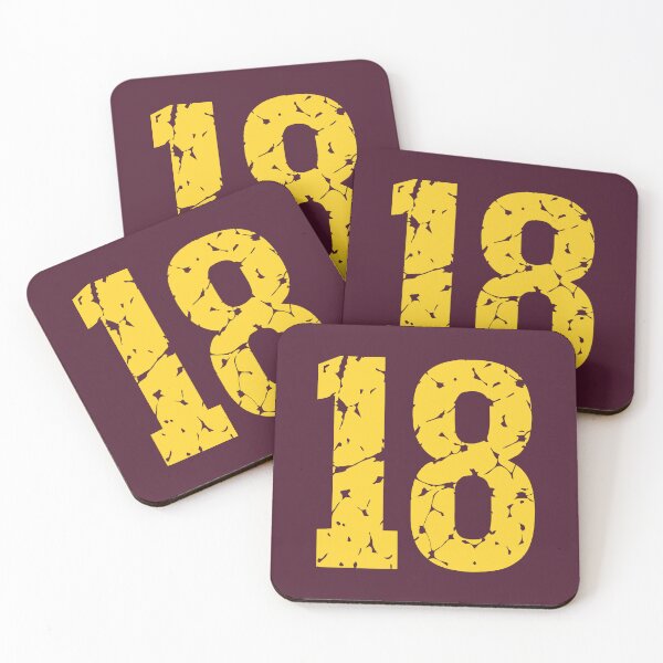 Item preview, Number 18, Yellow Eighteen designed and sold by Jeallan Designs.