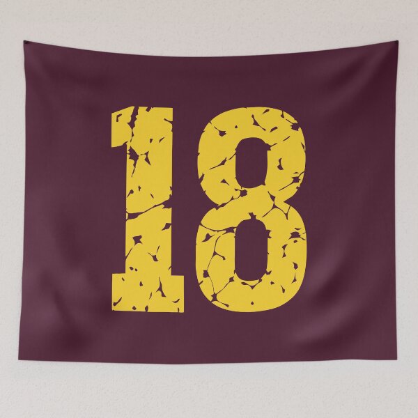 Item preview, Number 18, Yellow Eighteen designed and sold by Jeallan Designs.