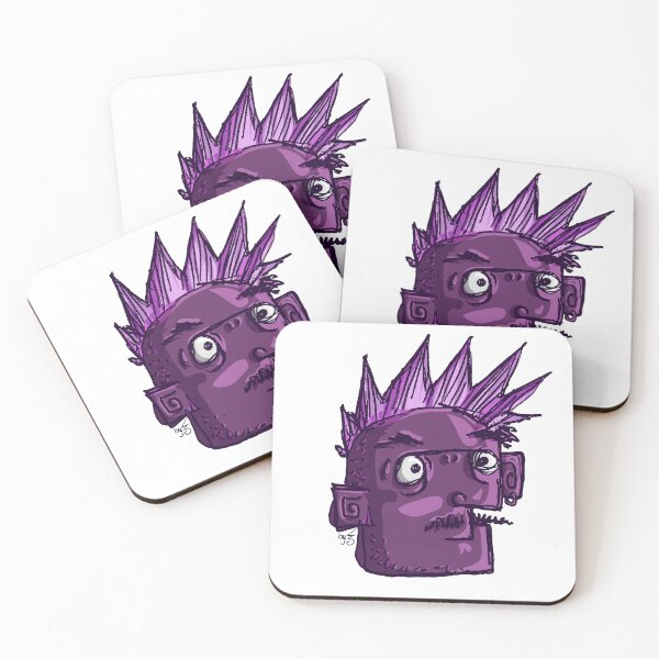 Item preview, Purple Punk Head designed and sold by the BoutiK.