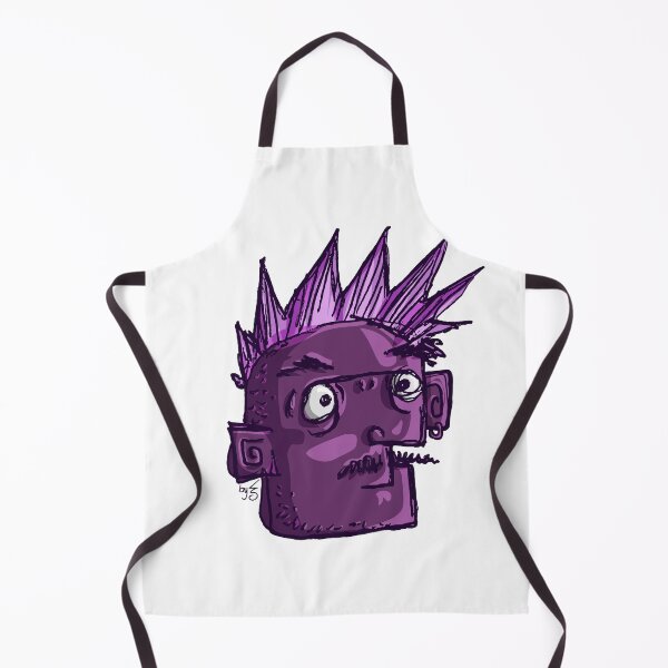 Aperçu de l'œuvre Purple Punk Head créée et vendue par the BoutiK.