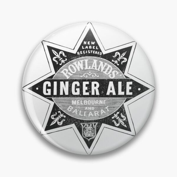 Item preview, Vintage Rowlands Ginger Ale Melbourne Label designed and sold by Antique Science Press.