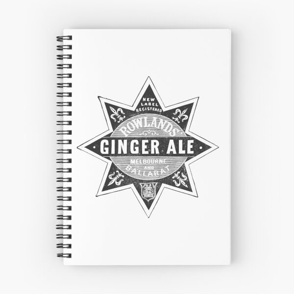 Item preview, Vintage Rowlands Ginger Ale Melbourne Label designed and sold by Antique Science Press.