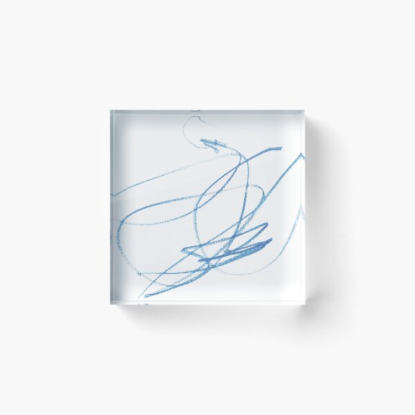 Item preview, Vessel V · Minimalist Line Drawing in Cobalt designed and sold by Maison Maru.