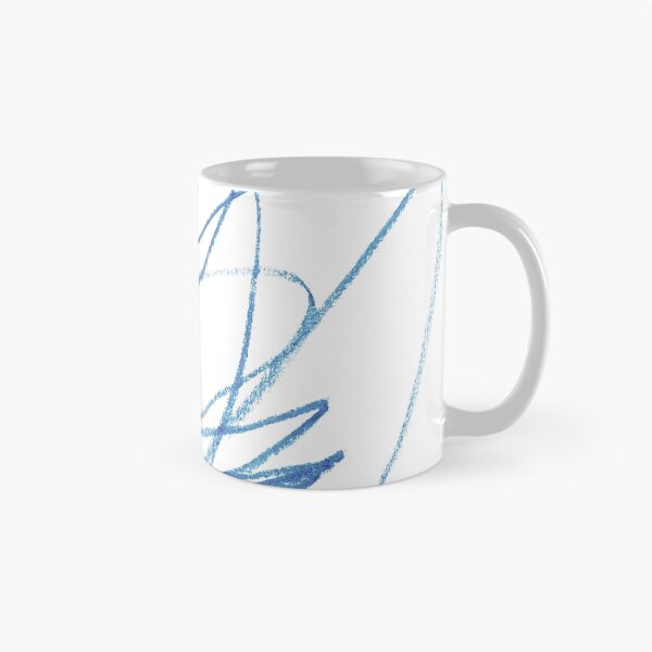 Item preview, Vessel V · Minimalist Line Drawing in Cobalt designed and sold by Maison Maru.