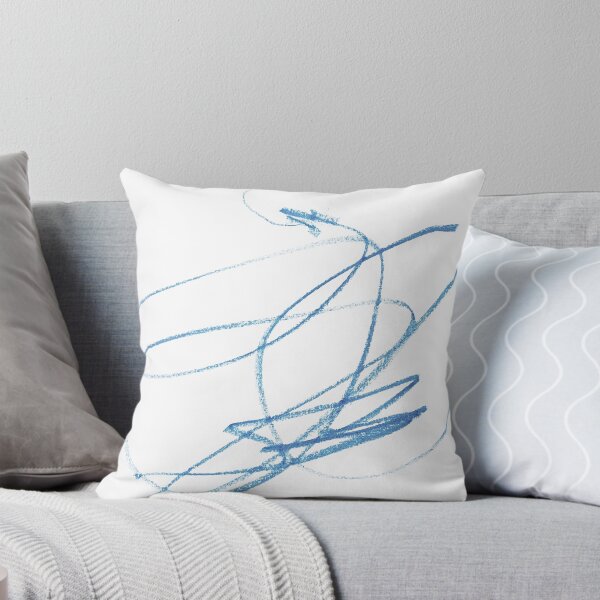 Item preview, Vessel V · Minimalist Line Drawing in Cobalt designed and sold by Maison Maru.