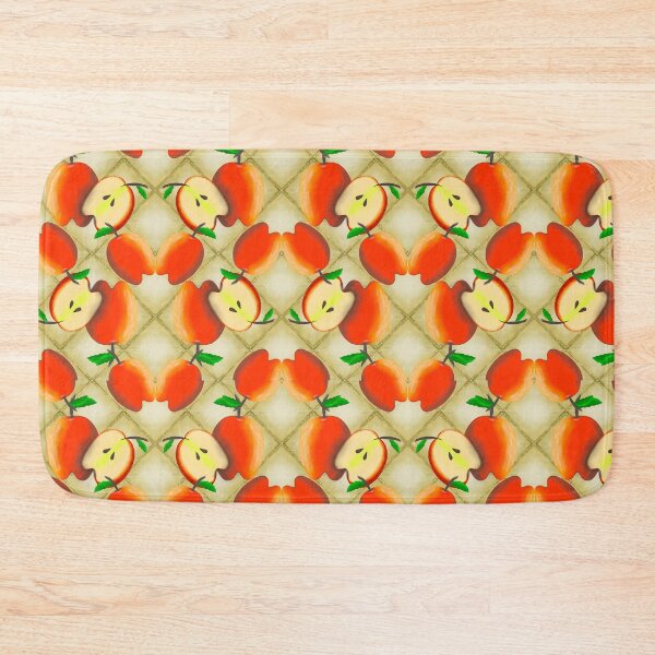 Item preview, Red apple pattern seamless background. designed and sold by Aesthetic shapes design.