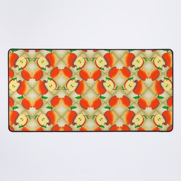 Item preview, Red apple pattern seamless background. designed and sold by Aesthetic shapes design.