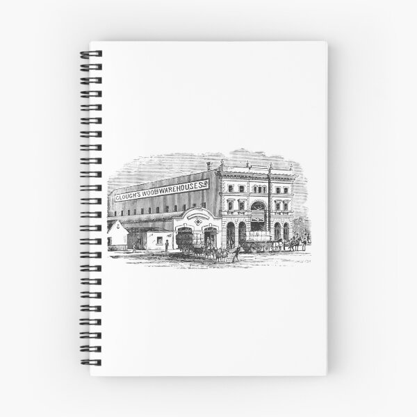 Item preview, Victorian Clough's Wool Warehouses Engraving designed and sold by Antique Science Press.