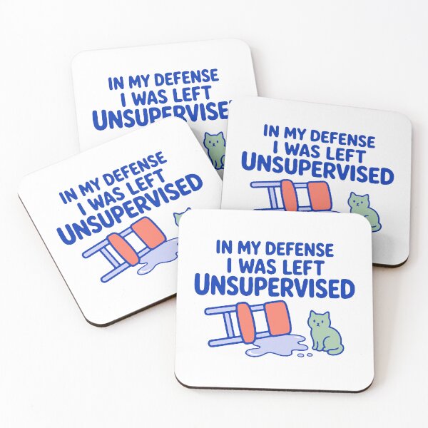 Item preview, In my defense I was left unsupervised - funny chaos humor designed and sold by GagShots.