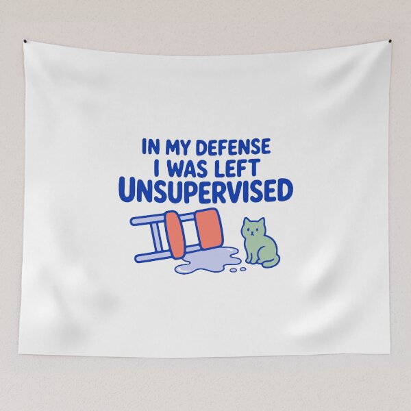 Item preview, In my defense I was left unsupervised - funny chaos humor designed and sold by GagShots.