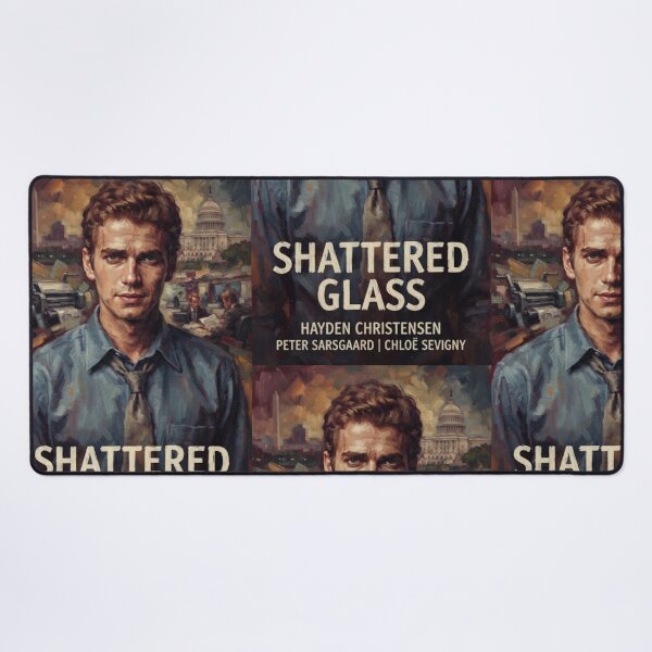 Item preview, Shattered Glass Biographical Drama Fine Art Tribute designed and sold by Art's Diner.