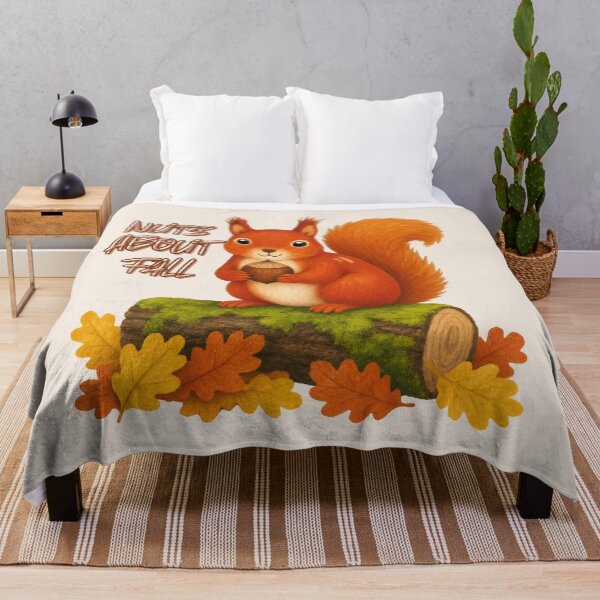 Item preview, Nuts About Fall Cute Autumn Squirrel Acorn designed and sold by Little-Miracle.