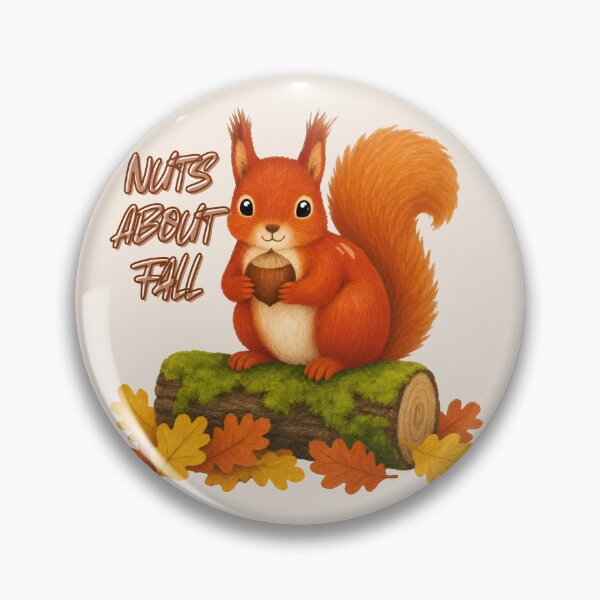 Item preview, Nuts About Fall Cute Autumn Squirrel Acorn designed and sold by Little-Miracle.