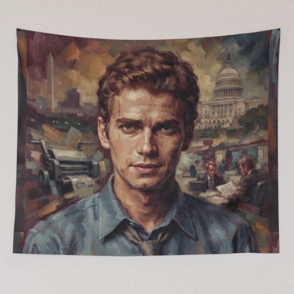 Item preview, Shattered Glass Biographical Drama Fine Art Tribute designed and sold by Art's Diner.