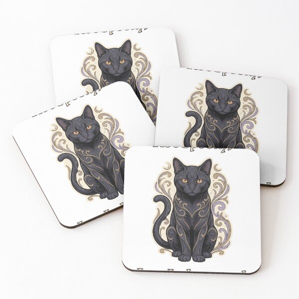 Artikelvorschau, Hexenhafte schwarze Katze – nicht gruselig, nicht wertend entworfen und verkauft von Keizoku Studio.