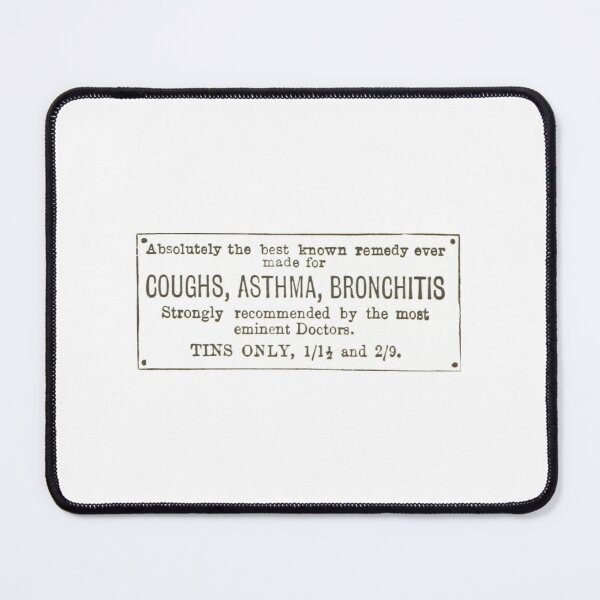 Item preview, Antique Coughs Asthma Bronchitis Remedy designed and sold by Antique Science Press.