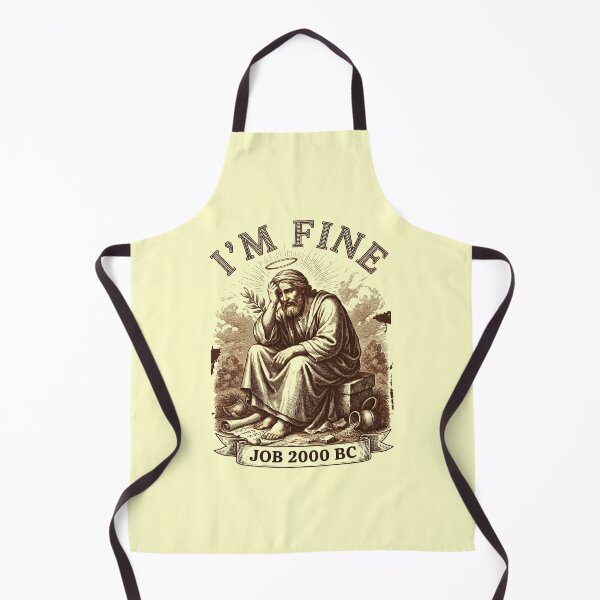 Item preview, I'm Fine Job 2000 BC Hilarious Bible Humor designed and sold by Redgiant87x.