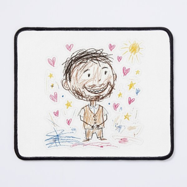 Item preview, Best Dad Ever Crayon Doodle - Cute Childlike Naive Art designed and sold by sanawnaw154.