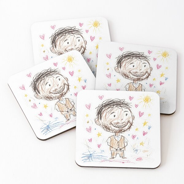 Item preview, Best Dad Ever Crayon Doodle - Cute Childlike Naive Art designed and sold by sanawnaw154.