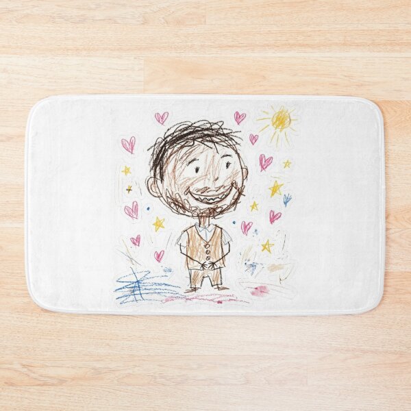 Item preview, Best Dad Ever Crayon Doodle - Cute Childlike Naive Art designed and sold by sanawnaw154.