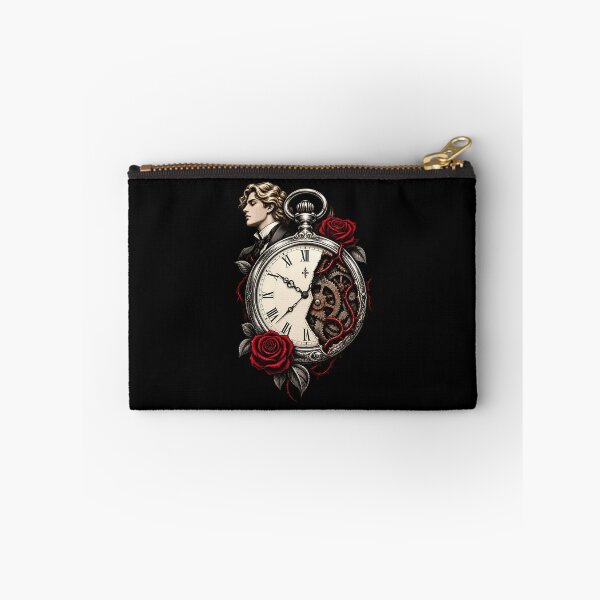 Item preview, Dorian Gray Clockwork Portrait with Crimson Roses designed and sold by Fenay Designs.