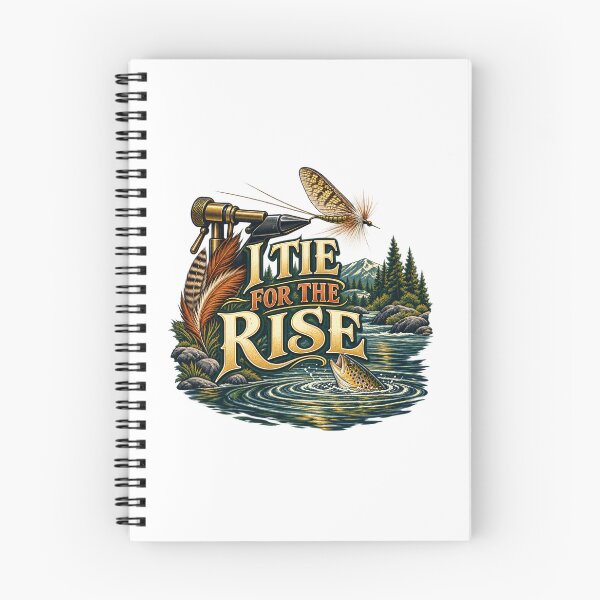 Item preview, River Rise Fly Tying Illustration designed and sold by UrbanCanvvas.