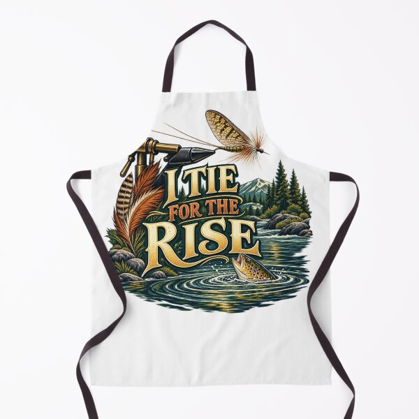 Item preview, River Rise Fly Tying Illustration designed and sold by UrbanCanvvas.