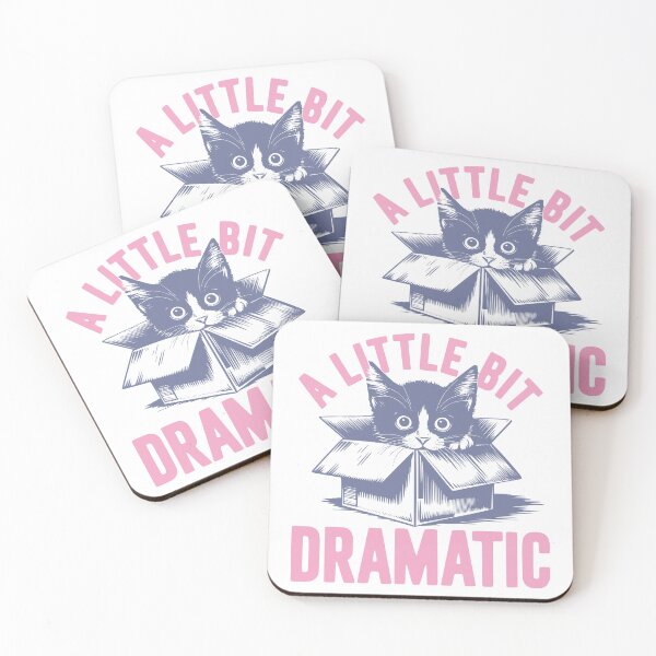 Item preview, A Little Bit Dramatic Cat – Funny Box Cat Design designed and sold by Sed94.