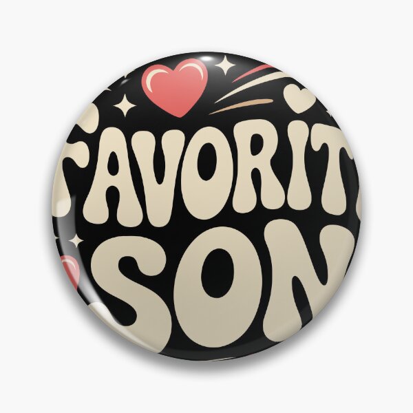 Item preview, Favorite Son Retro Funny Quote Typography designed and sold by TRTrendyHouse.