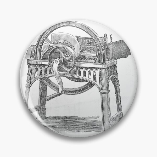 Item preview, Victorian Cast Iron Machinery Engraving designed and sold by Antique Science Press.