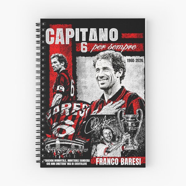 Item preview, Franco Baresi - AC Milan | Capitano 6 Per Sempre designed and sold by RB1899.
