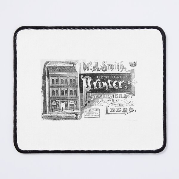 Item preview, Victorian Printer Stationer Leeds Ad designed and sold by Antique Science Press.