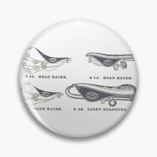 Item preview, Vintage Brooks Bicycle Saddles Engraving designed and sold by Antique Science Press.