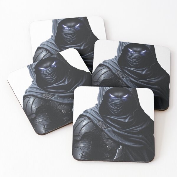Item preview, Hooded Assassin With Glowing Blue Eyes designed and sold by YAM716.