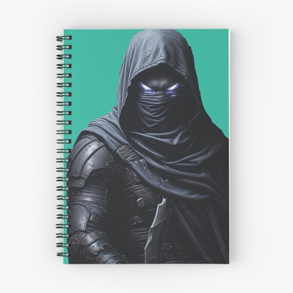 Item preview, Hooded Assassin With Glowing Blue Eyes designed and sold by YAM716.